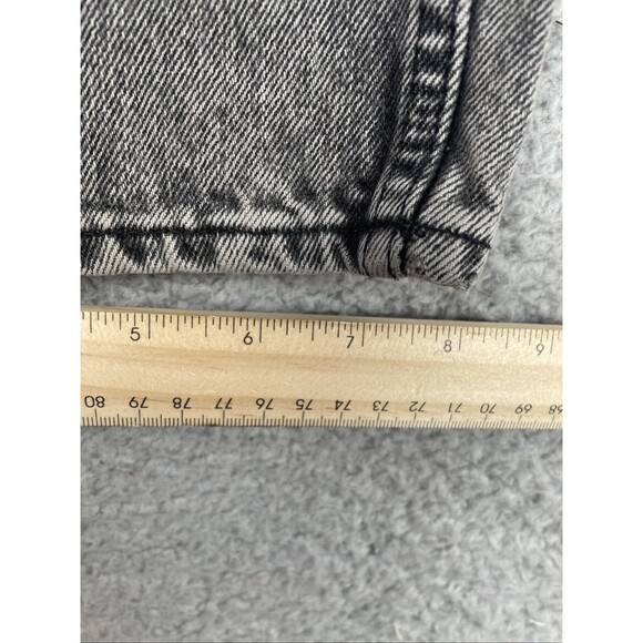 Good American Jeans Womens 15 34x31 Black Gray Loose Fit Straight Leg GNISN999BT - Picture 8 of 11